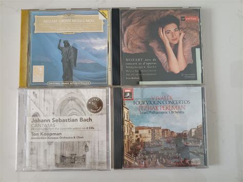 Assorted Classical Cds Mozart Vivaldi Bach [bo5] Hobbies And Toys