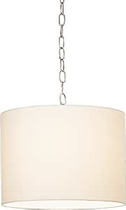 White Swag Style Plug-in Chandelier - Plug In Hanging Light - Amazon.com