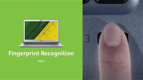 Acer Fingerprint Recognition Youtube