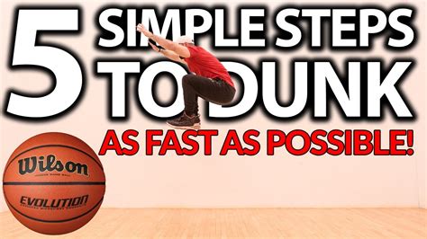 How To Increase Your Vertical Jump To DUNK A BASKETBALL 5 SIMPLE STEPS