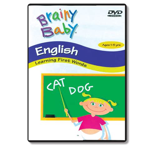 Brainy Baby English DVD | English Learning First Words – The Brainy Store