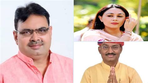 Politics News Rajasthan Bhajan Lal Sharma Named New Cm Diya Kumari