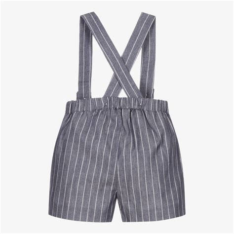 Wedoble Baby Boys Blue Cotton Shorts Childrensalon Outlet