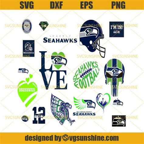 Seattle Seahawks Svg Bundle Seattle Seahawks Logo Svg Nfl Svg