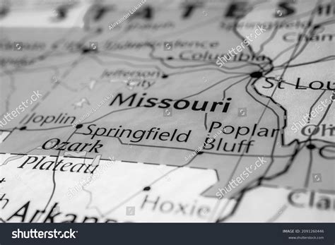 missouri  map usa stock photo  shutterstock