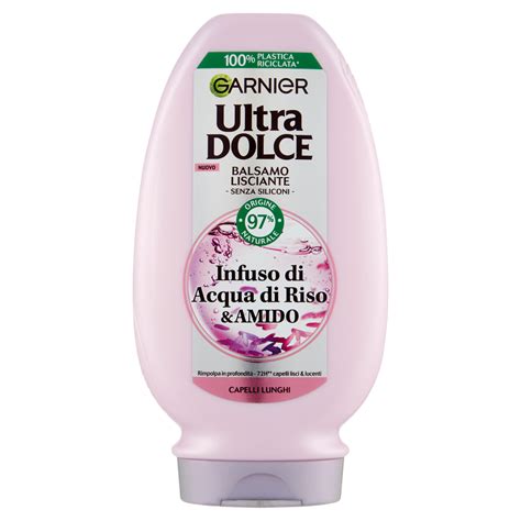 Garnier Ultra Dolce Infuso Di Acqua Di Riso Amido Balsamo Lisciante