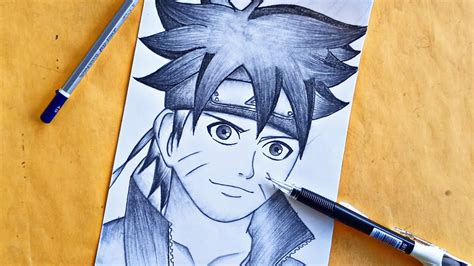 How To Draw Boruto Uzumaki Naruto Step By Step Easy Anime Drawing Easy Draw A Anime