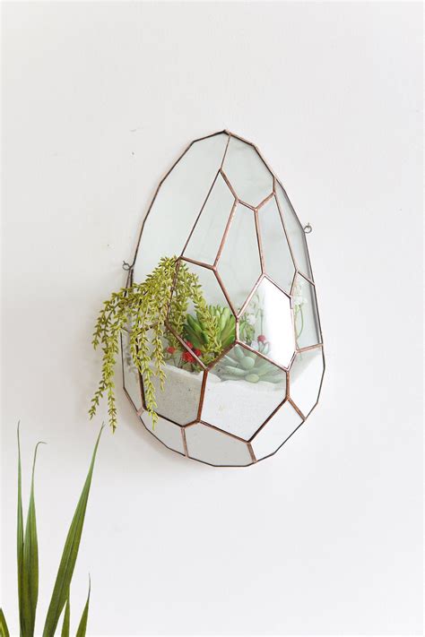 Glass Terrarium Wall Decor | Geometric terrarium, Glass store, Etsy