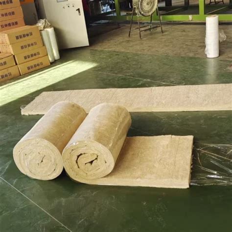 80kg M3 50mm Best Sound Proof Basalt Pure Rock Wool Insulation Blanket