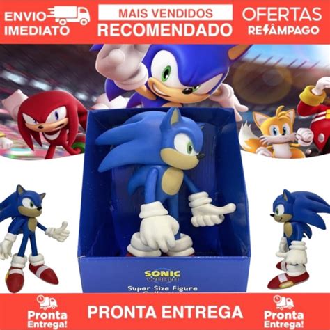 Boneco Sonic 28cm Azul Personagem Exclusivo Shopee Brasil