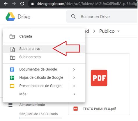 Como Subir Y Compartir Archivos En Google Drive