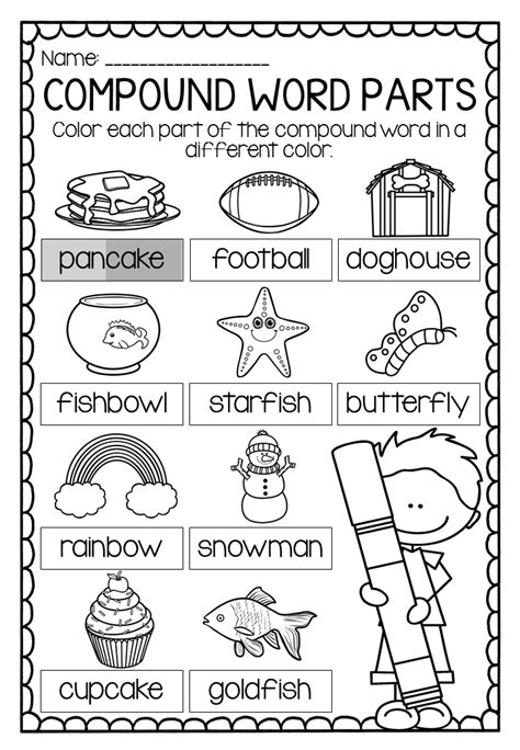 Compound Words Activities For 2nd Grade