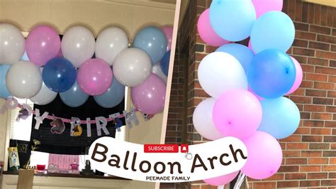 Balloon Column Tutorial Using Amazon Balloon Kit Youtube