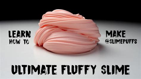 How To Make The Ultimate Fluffy Slime Diy Youtube