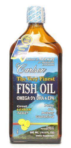 Carlson The Very Finest Fish Oil 1600 Mg Omega 3s Liquid Fish Oil