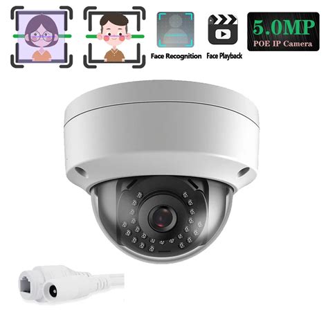 Mp Cctv Poe Ip Security Dome Camera Outdoor Waterproof Motion