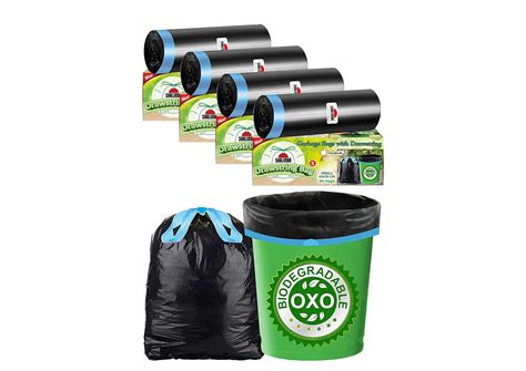 Shalimar Premium OXO Biodegradable Drawstring Garbage Bags Size 17 X