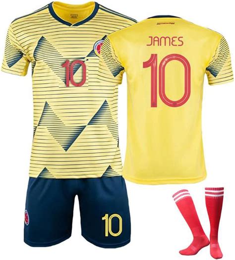 Jp サッカーユニフォーム子供大人用 背番号10 James 2020コロンビアホームとアウェイジャージ ジェームズ