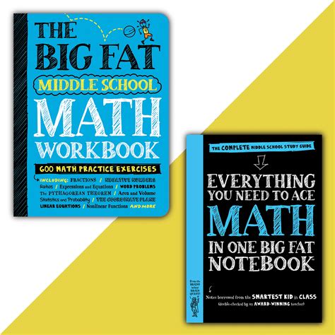 Big Fat Notebook Middle School Math Set - Workman Publishing