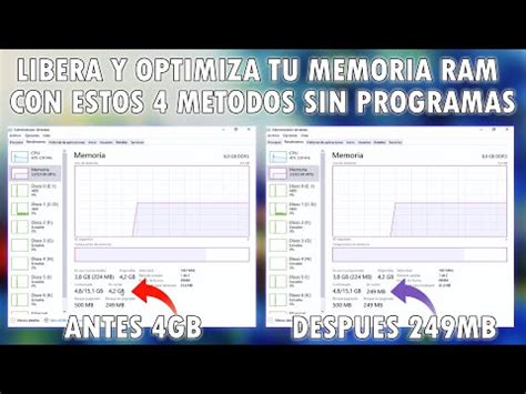 Como Liberar Memoria Ram En Windows Sin Programas Youtube