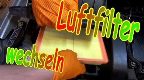 Luftfilter Wechseln Opel Zafira B 1 8l Z18xer YouTube