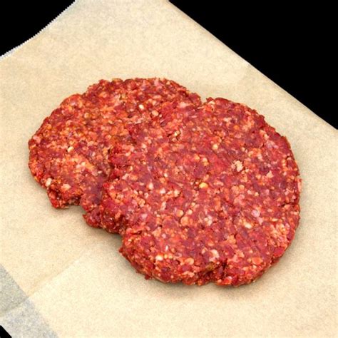 Hot And Spicy Burgers 6oz Bare Village Butchers Deli