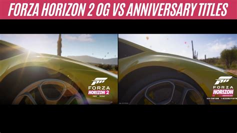 Forza Horizon Og Vs Anniversary Opening Titles Og Music Europe