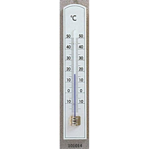 Thermomètre intérieur bois blanc Soergen Distribution