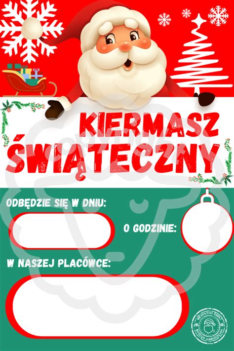 Uniwersalny plakat z okazji KIERMASZ ŚWIĄTECZNY Złoty nauczyciel