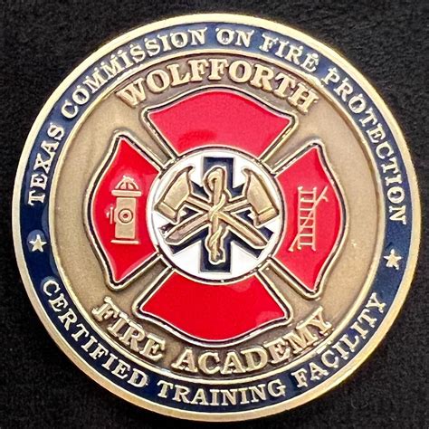 Wolfforth Fire Academy Texas Challenge Coin Ebay