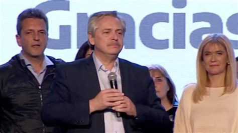 El Candidato Opositor Alberto Fern Ndez Dice Que Argentina Escuch El