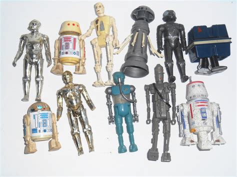 11 X Vintage Star Wars Droids Action Figures Lot