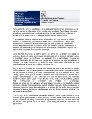 Tendencias Mas Usadas En Mi Praxis Diaria PDF