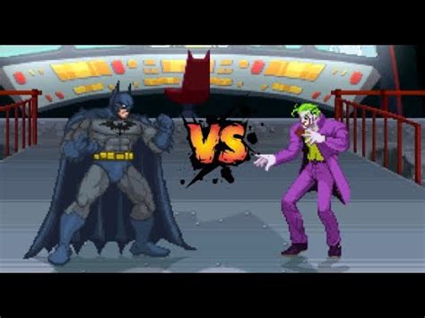 Batman Vs Joker Mugen Battle Youtube