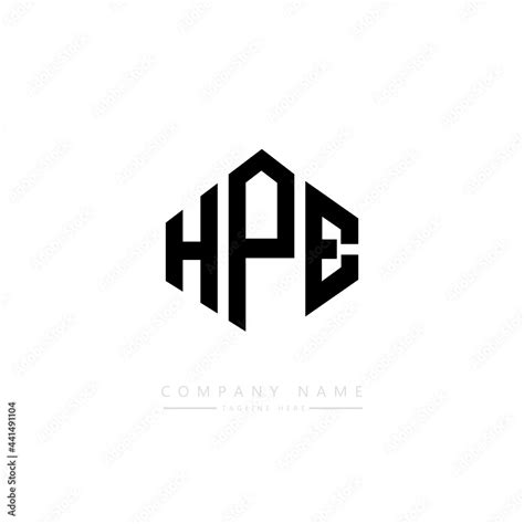 HPE letter logo design with polygon shape. HPE polygon logo monogram. HPE cube logo design. HPE ...