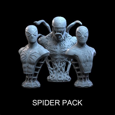 Archivo STL Spider Man Pack Objeto Imprimible En 3D Para Descargar