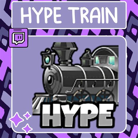 Hype Train Emote Twitch Emote Youtube Emote Discord Etsy Canada