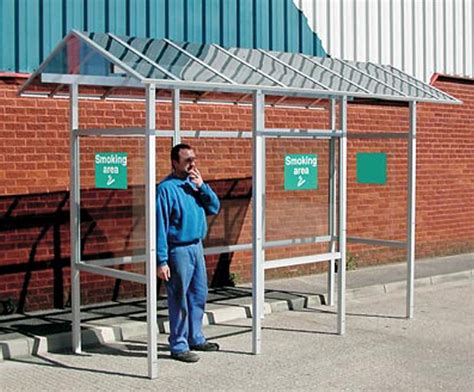 Carleton 50™ Smoking Shelter Glasdon Uk Esi External Works