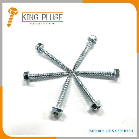 DIN7504K Hex Washer Head Sheet Metal Roofing Self Drilling Screw With