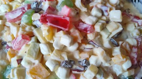 Ensalada De Fruta Navideña Super Deliciosa Para Este Diciembre 😃😃🎄