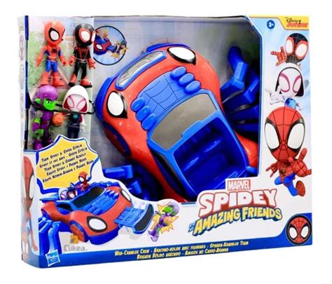 Carro De Juguete Spidey Y Sus Amigos Marvel Hasbro