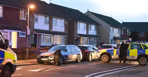 Armed Police Surround House In Liverpool Street As Officers Carry Out