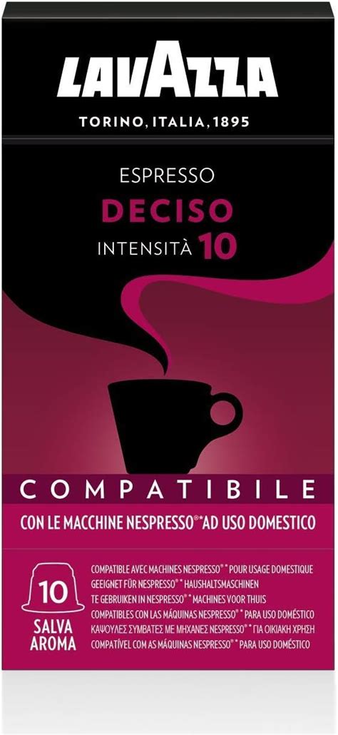 Lavazza Deciso Expresso Capsules De Caf Compatible Avec Machines