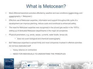 Introduction To Metocean Quantifying The Impact And Effect Of Weather