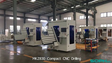 MKZ830 Vertical CNC Boring Center With HSD Drilling Units YouTube