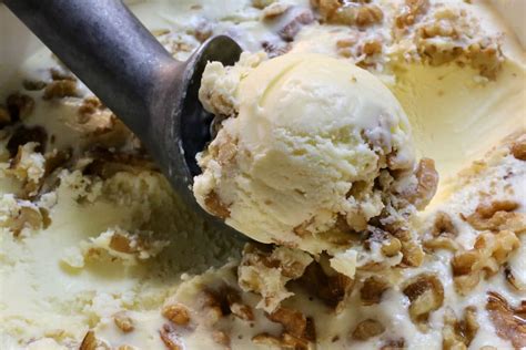 Maple Black Walnut Ice Cream Recipe DobbernationLOVES