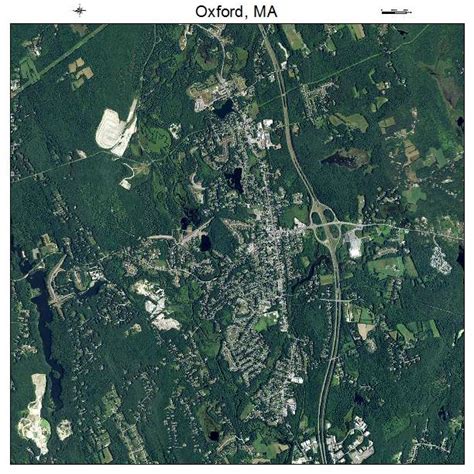 Aerial Photography Map Of Oxford Ma Massachusetts