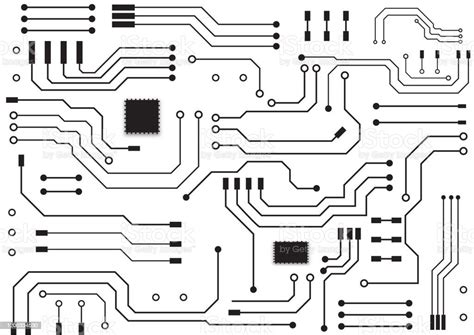 Latar Belakang Teknologi Papan Sirkuit Ilustrasi Stok Unduh Gambar Sekarang Talenan Papan