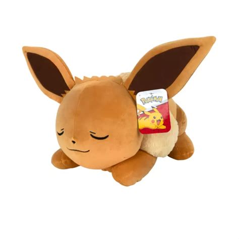 Pok Mon Pokemon Plush Sleeping Eevee Cuddly Must Have Fans Plush