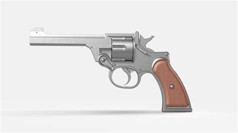 Enfield revolver gun 3D model - TurboSquid 1634560